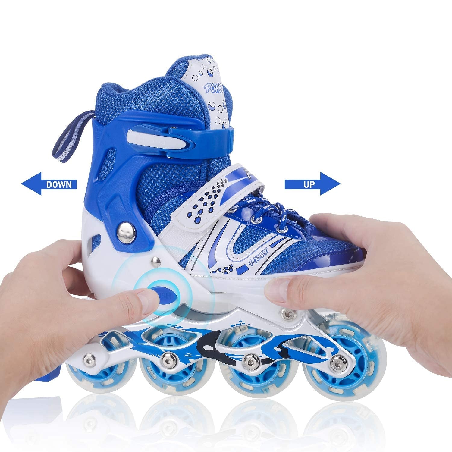 7554 Inline Skates With Led Flashing Light Wheel With Adjustable Length Skate Premium High Quality Skates Pair 7554 Inline Skates With Led Flashing Light Wheel With Adjustable Length Skate Premium High Quality Skates Pair